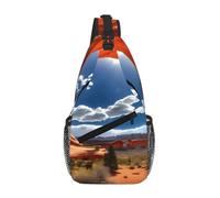 KLJnmbb Arches National Park-Standard Print Sac à dos croisé unisexe pour l'extérieur Voyage quotidien Sac à dos bandoulière