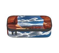 KLJnmbb Arches National Park-Standard Print Trousse à crayons de voyage 21,6 x 5,1 x 9,4 cm Sac de rangement fonctionnel pour fournitures de bureau