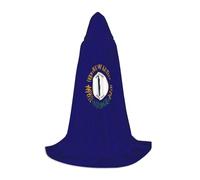 KLJnmbb Cape à capuche imprimée drapeau de l'État du Kentucky pour cosplay, festival, célébrations, événements en plein air
