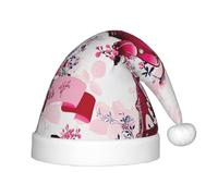 KLJnmbb Chapeau de Noël motif Tour Eiffel de Paris pour garçons et filles - Accessoires de fête festifs