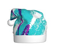KLJnmbb Chapeau de Noël pour adulte avec motif de tasse des années 90 - Costume festif - Casquette de Père Noël pour fête de Noël