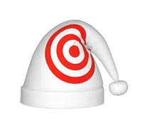 KLJnmbb Design Target Print Chapeau d'elfe de Noël pour enfants et adultes