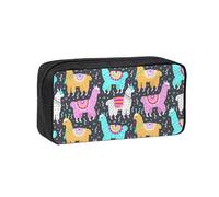 KLJnmbb Étui léger avec imprimé alpaga indien pour bureau, voyage, voyage, maison, cadeau