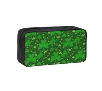 KLJnmbb Étui léger pour la Saint-Patrick avec imprimé pailleté pour bureau, voyage, voyage, maison, cadeau