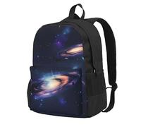 KLJnmbb Galaxy In The Universe Sac à dos léger de grande capacité pour randonnée, aventures en plein air, trajets quotidiens