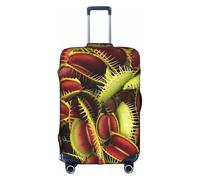 KLJnmbb Housse de protection élastique lavable anti-rayures pour valises Motif carnivore, blanc, M