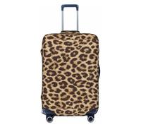 KLJnmbb Housse de protection élastique universelle pour bagage Motif léopard, Noir , M, Bagage à main