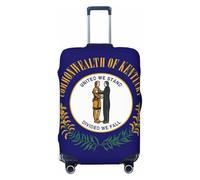 KLJnmbb Housse de protection universelle élastique et lavable avec drapeau de l'État du Kentucky, Noir , S