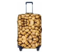 KLJnmbb Housse de protection universelle élastique lavable pour valise de jardin Motif pommes de terre, Noir , XL