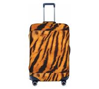 KLJnmbb Housse de protection universelle pour valise, motif tigre rayé, élastique, lavable, Noir , S