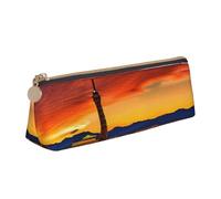 KLJnmbb Las Vegas Trousse à crayons élégante avec fermeture éclair Motif coucher de soleil