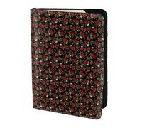 KLJnmbb Magnifique porte-documents de voyage avec impression rose de 14 cm - Compact et élégant - Pour homme et femme