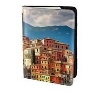 KLJnmbb Magnifique porte-documents de voyage imprimé Italie 14 cm sécurisé compact élégant pour homme et femme