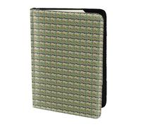 KLJnmbb Porte-documents de voyage imprimé Happy Bus Camper - 14 cm - Compact et élégant - Pour homme et femme