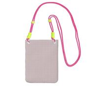 KLJnmbb Sac à bandoulière pour téléphone portable avec imprimé I Love London - Pour femme et homme - Accessoire de voyage, Fuchsia, Taille unique