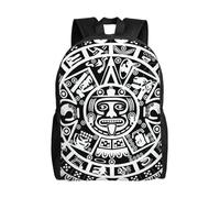 KLJnmbb Sac à dos léger et imperméable pour voyage, randonnée, camping, imprimé calendrier maya fin du monde pour hommes et femmes