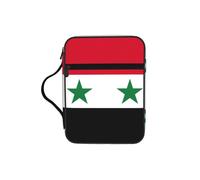 KLJnmbb Sac de rangement imperméable avec drapeau de la République arabe syrienne - Sac de rangement religieux pour l'église et les voyages