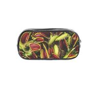 KLJnmbb Trousse à crayons transparente avec imprimé de plantes carnivores pour étudiants, enfants, garçons et filles