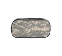 KLJnmbb Trousse transparente avec imprimé camouflage numérique militaire pour étudiants, enfants, garçons et filles