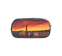 KLJnmbb Trousse transparente avec imprimé coucher de soleil de Las Vegas pour étudiants, enfants, garçons et filles