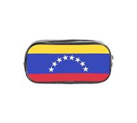 KLJnmbb Trousse transparente avec imprimé drapeau du Venezuela pour étudiants, enfants, garçons et filles