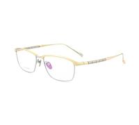 KLJUddGY Lunette Homme Montures de Lunettes carrées Monture de Lunettes en Titane Montures de Lunettes pour Hommes Demi-Montures lentille Transparente Montures de Lunettes pour Femmes Simplicité