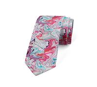 kljzzr Cravate moderne multicolore pour homme, rose/violet, taille unique