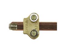 KLK ELECTRO MATERIALES - Conjunto Grapa KU1616 y Pica De Tierra 1,5m Cobre. Picas De Tierra De 15mm De Diámetro 100 Micras Recubrimiento. Tornillería De Acero Inoxidable. Modelo KU-1616