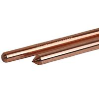 KLK - Piquet de Terre Électrique de 2 Mètres de Long (2000 x15mm) Fabriqué Selon la Norme UNE 202006 Revêtement De Cuivre De 100 Microns. Mise À La Terre Modéle 2-UNE202006 142