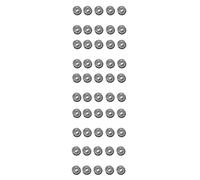 KLKNE 50Pcs Miniature Scellé Métal Blindé Métrique Roulement Une Billes Modèle: MR52-ZZ 2X 2.5mm
