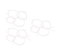 KLKNE Lot de 12 cordes pour ukulélé en nylon blanc