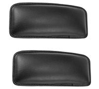 KLKNE Lot de 2 coussins d'accoudoirs universels en cuir souple pour console centrale de voiture, genouillères, accoudoirs de porte, coudières, coussin confortable