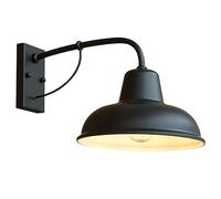 KlkrzJwy Lanterne Murale extérieure Industrielle rétro col de Cygne Bras de Lampe épaissie lumière de Grange IP65 étanche et antirouille Applique Murale décoration d'éclairage de Cour extérieure