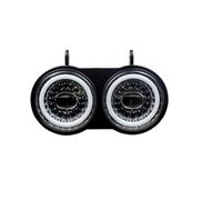 KLKWSFGFZK Pour Buell XB Modèle 2003-2010 Phare LED Double Feu De Croisement Et Route Moto Optique De Moto Ronde