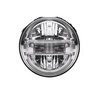 KLKWSFGFZK Pour Davidson Classic Pour Street Glide Fat Boy Road King Heritage Pour Softail Phare LED 7 Pouces + Feu Antibrouillard 4,5 Optique De Moto Ronde(001)