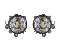 KLKWSFGFZK Pour Goldwing 1800 GL1800 2006-2010 2012-2017 Phares Antibrouillard LED Étanches Moto Optique De Moto Ronde(2pcs Silver)