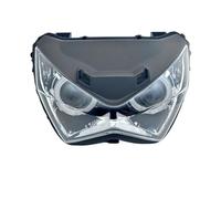 KLKWSFGFZK Pour Z800 Z250 Z 800 250 2013 2014 2015 Phare Avant Transparent Pour Moto Optique De Moto Ronde(Red)
