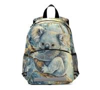 KLL Art Koala A River Sacs à dos pour filles maternelle | Sacs à livres avec cordon de serrage, pour enfants de 3 à 4 ans, mochilas para adolescentes chicas