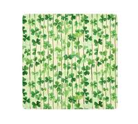 KLL Autocollant magique pour la Saint-Patrick, motif chance verte, trousse de maquillage, organisateur de voyage, pour objectif d'appareil photo, articles de toilette, Motif porte-bonheur vert pour la