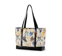 KLL Beauty Devon Rexcats Sac à main élégant pour ordinateur portable 14" avec fermeture éclair Grand sac à main pour le travail d'infirmière avec bolsos secret para mujeres