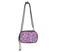 KLL Blue Daisy Sac à bandoulière pour homme avec sangle réglable Rose