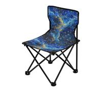 KLL Chaise de camping légère et portable avec sac de transport Motif ciel étoilé Une étoile filante passant par un concert d'intérieur