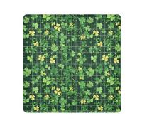 KLL Clover Happy St Étui de voyage autocollant en tissu pour appareil photo et objectif Vert, Clover Green Happy St, 13.8x13.8in