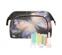 KLL Dream Butterfly Trousse de maquillage portable pour femme Noir et blanc