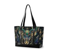 KLL Dreamy Colors Masque de Tarot Grande Capacité Sac pour ordinateur portable pour le travail avec fermeture éclair Grand sac à main pour maman avec déjeuner cartera para laptop de mujer