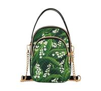 KLL Finland Lily Of The Valley Summer Flowers Sac à bandoulière tendance pour femme avec plusieurs poches pour l'automne