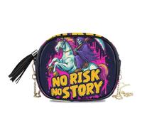 KLL Grim Reaper Risk Story Sac à bandoulière étanche avec emplacements pour cartes de crédit Sac à main Walk the Dog