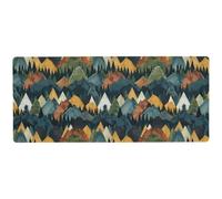 KLL Lapac Safari Mountain Tapis de souris de jeu non lavable pour repos Grand tapis de souris 80 x 30 cm