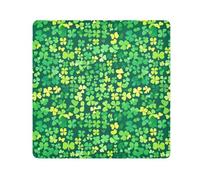 KLL Lucky Shamrock St. Patrick's Day Clover Green Protective Cosmetic Bag Cloth Makeup Bag Organizer Wrap Camera Lens Cloth Wrapper Organizer Bags For Women, Trèfle porte-bonheur pour la Saint-Patrick