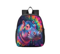 KLL mini sac à dos pour enfants Hippo coloré | Sac à livres, pour élémentaire, morral escolar para ni?o